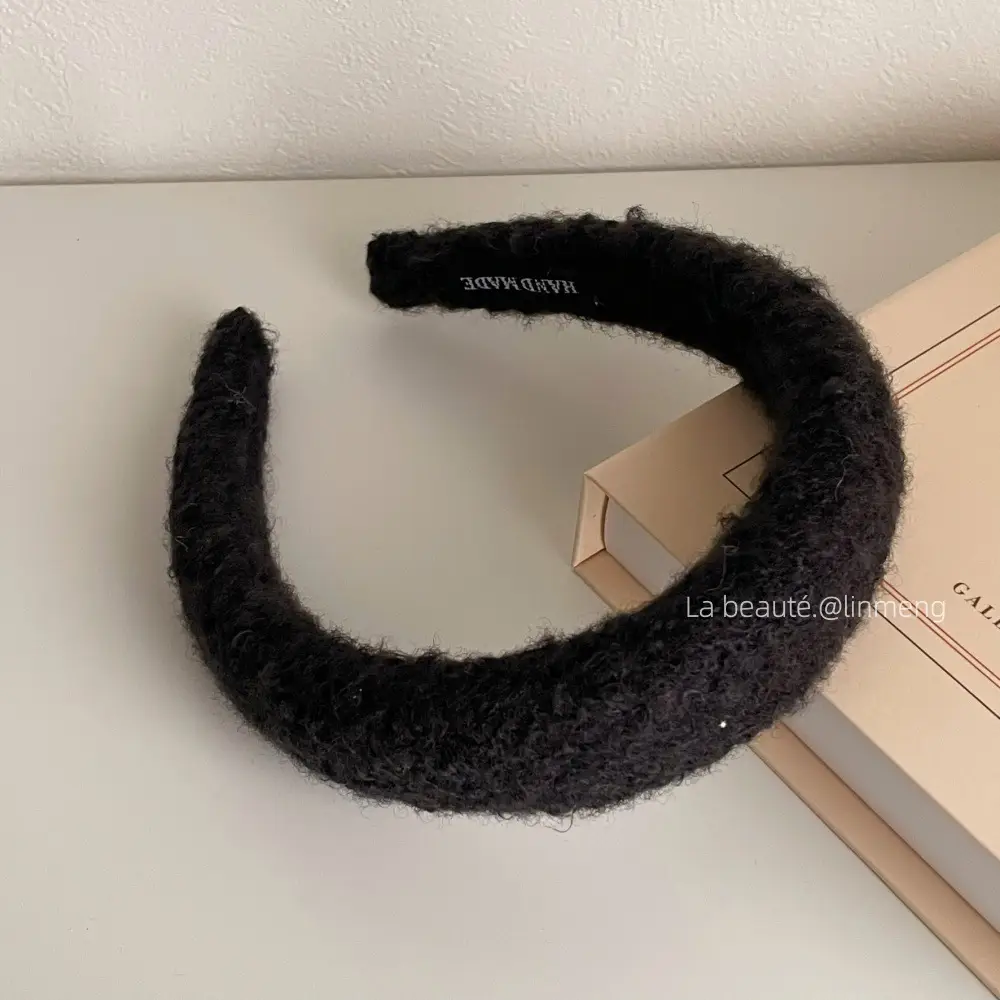 Black High-Cranial Hairband for Women - Image 40