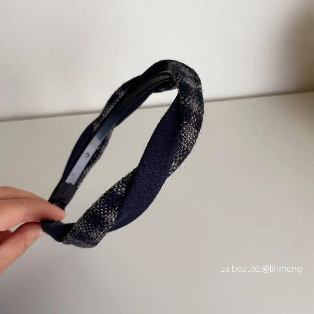 Black High-Cranial Hairband for Women - Image 41