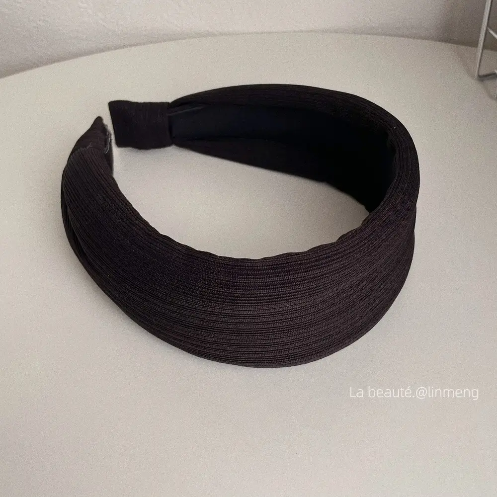 Black High-Cranial Hairband for Women - Image 43