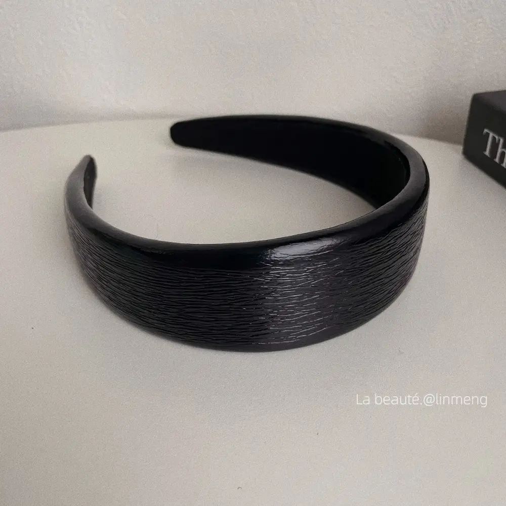 Black High-Cranial Hairband for Women - Image 45
