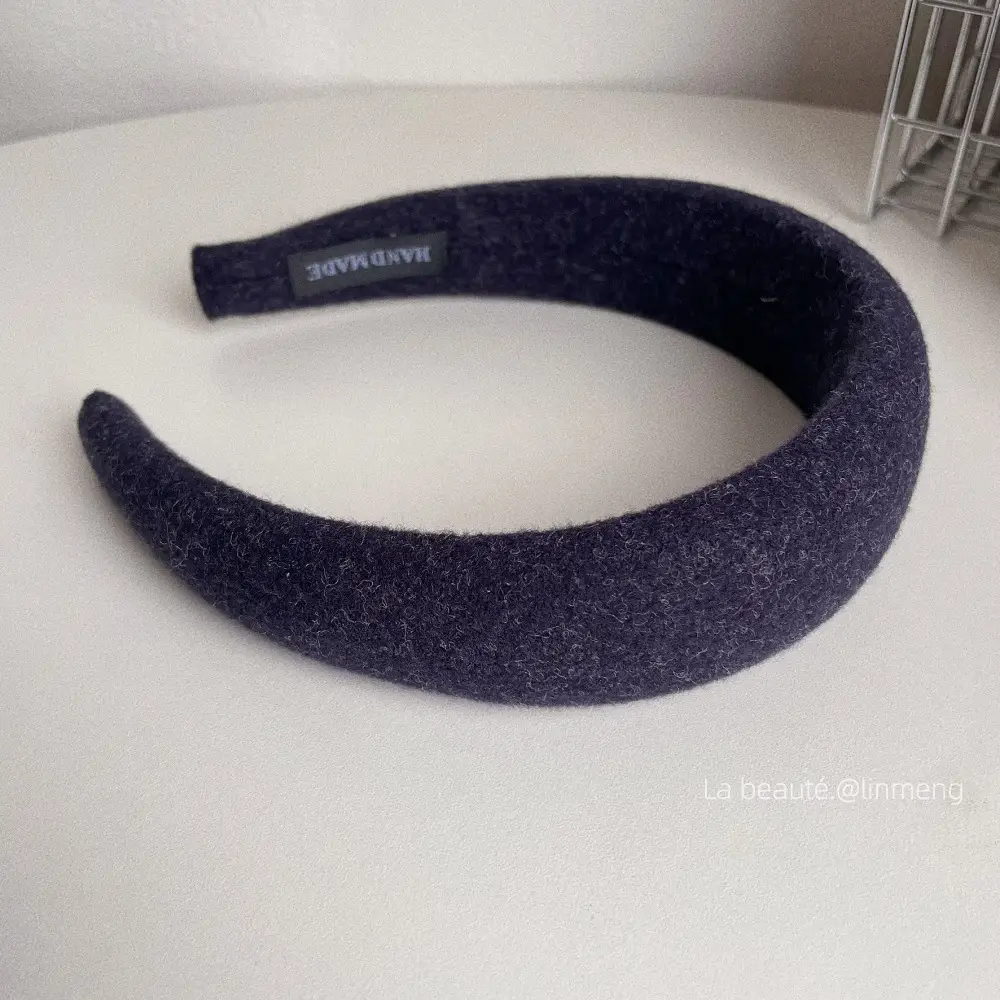 Black High-Cranial Hairband for Women - Image 47