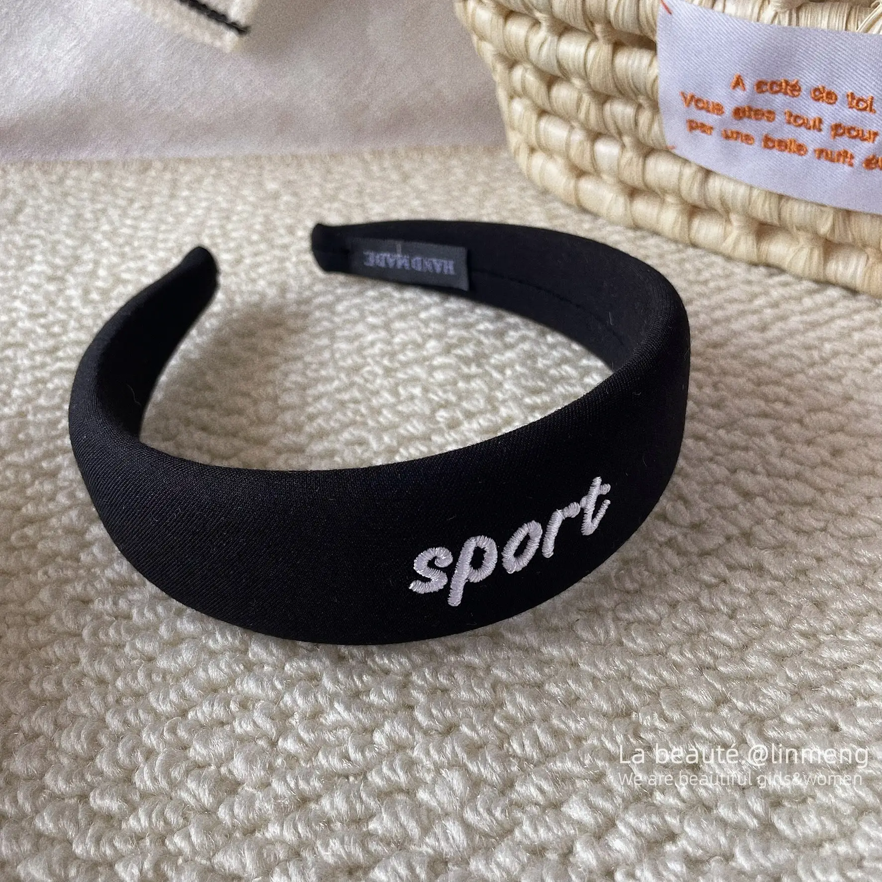 Black High-Cranial Hairband for Women - Image 49
