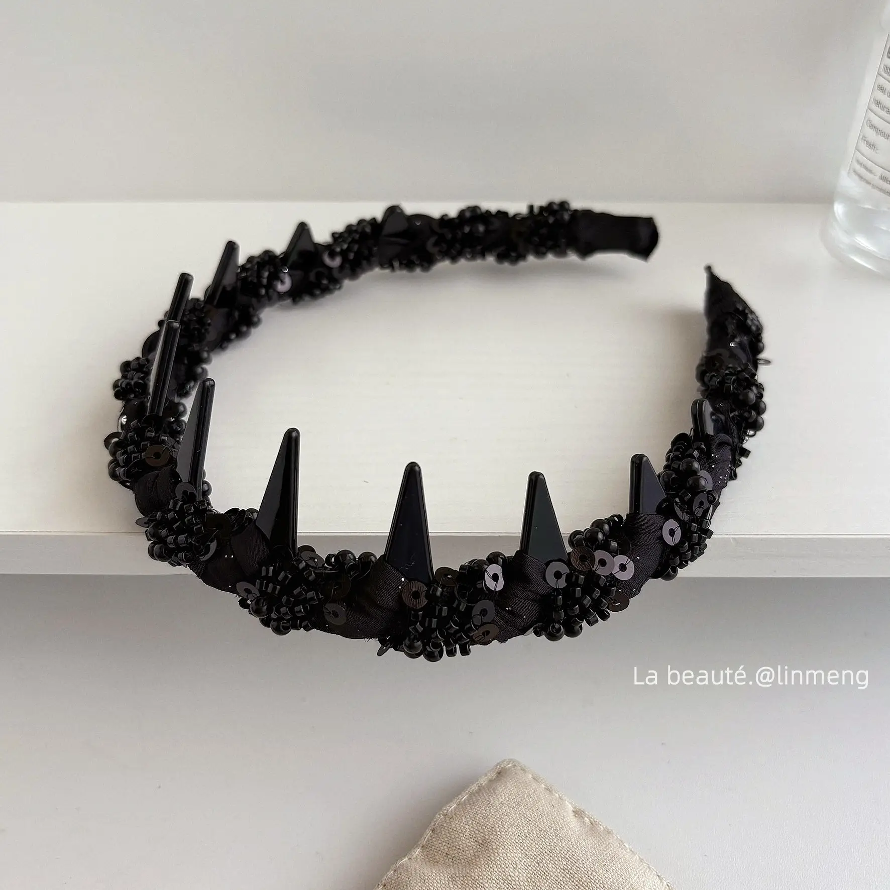 Black High-Cranial Hairband for Women - Image 52