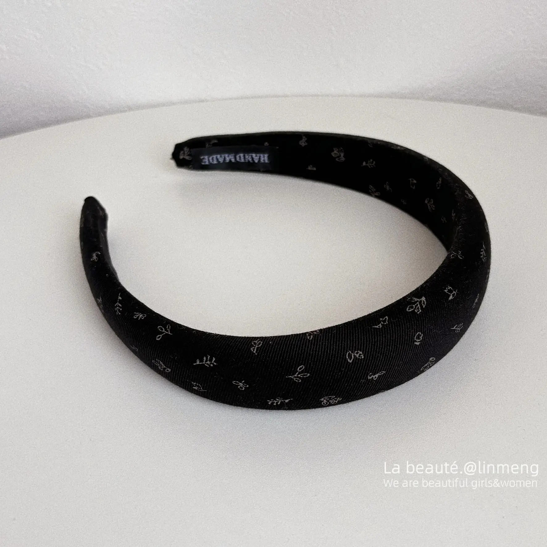 Black High-Cranial Hairband for Women - Image 54