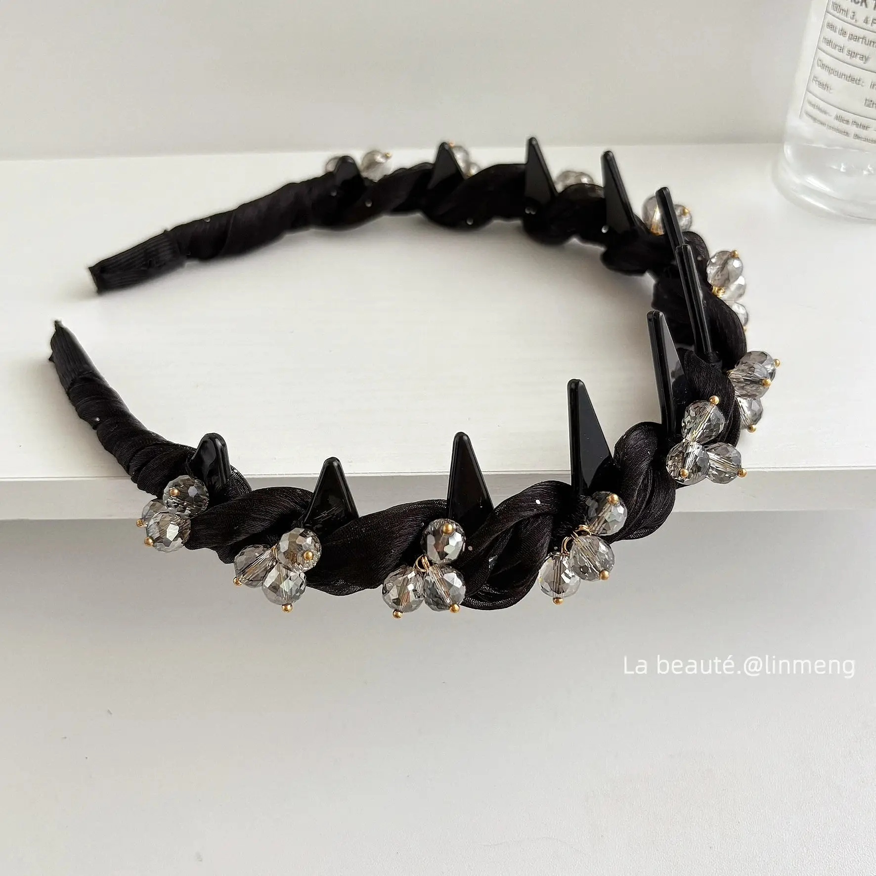 Black High-Cranial Hairband for Women - Image 57