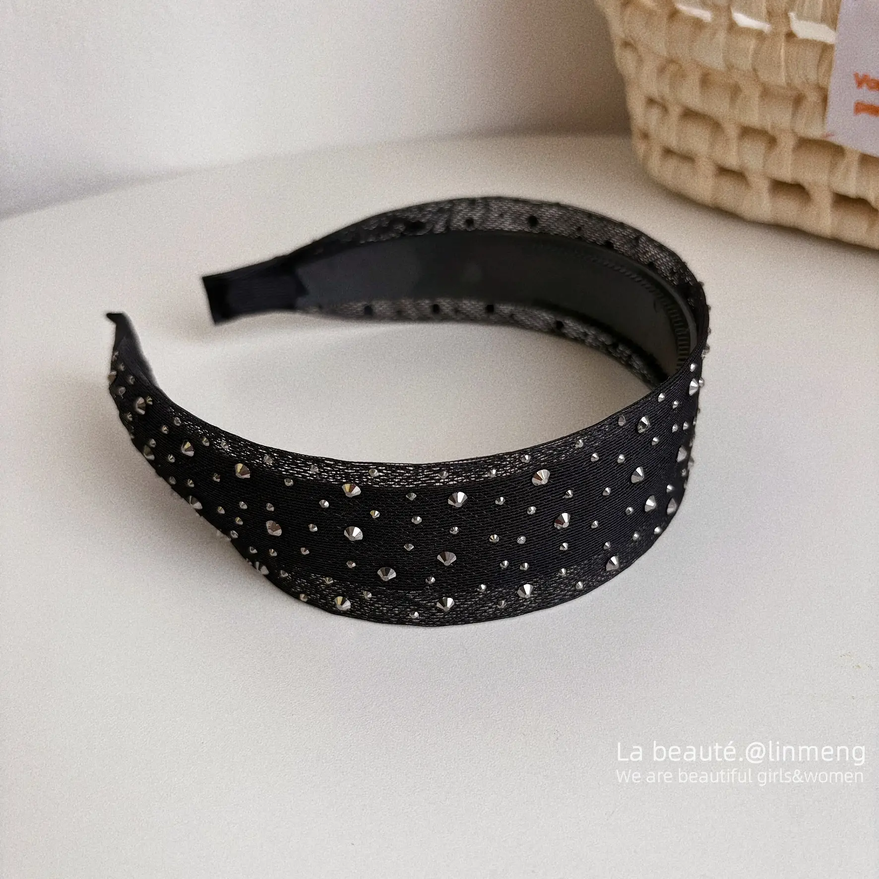 Black High-Cranial Hairband for Women - Image 62