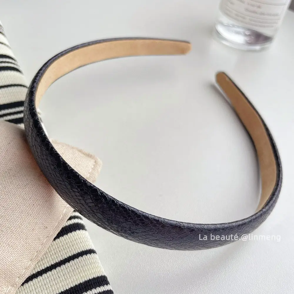 Black High-Cranial Hairband for Women - Image 64