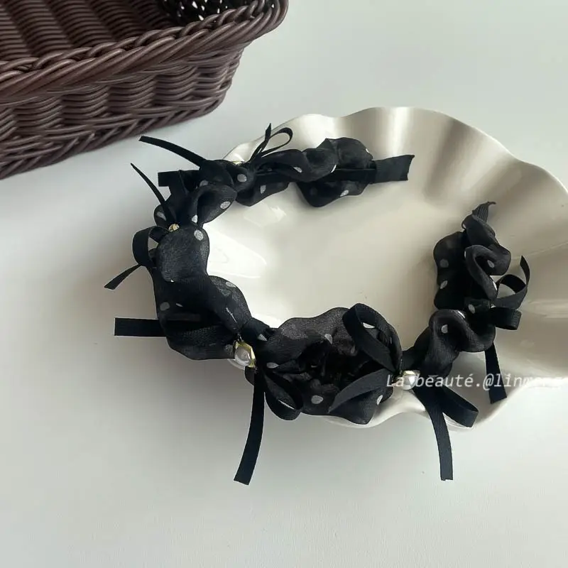 Black High-Cranial Hairband for Women - Image 69