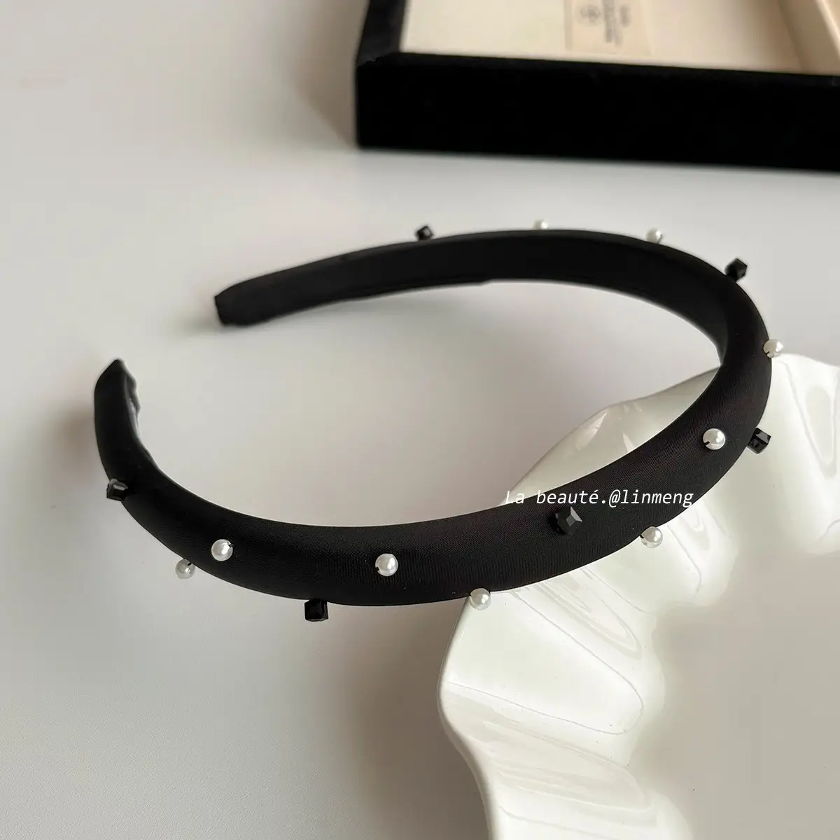 Black High-Cranial Hairband for Women - Image 71