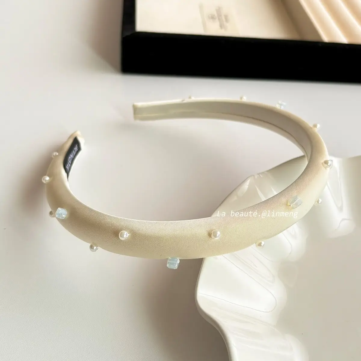 Black High-Cranial Hairband for Women - Image 72