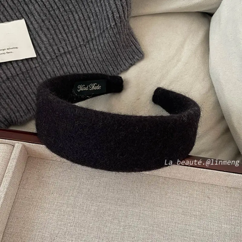 Black High-Cranial Hairband for Women - Image 97