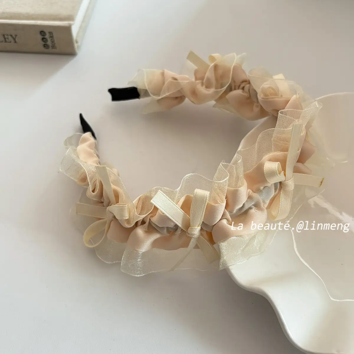Black High-Cranial Hairband for Women - Image 99