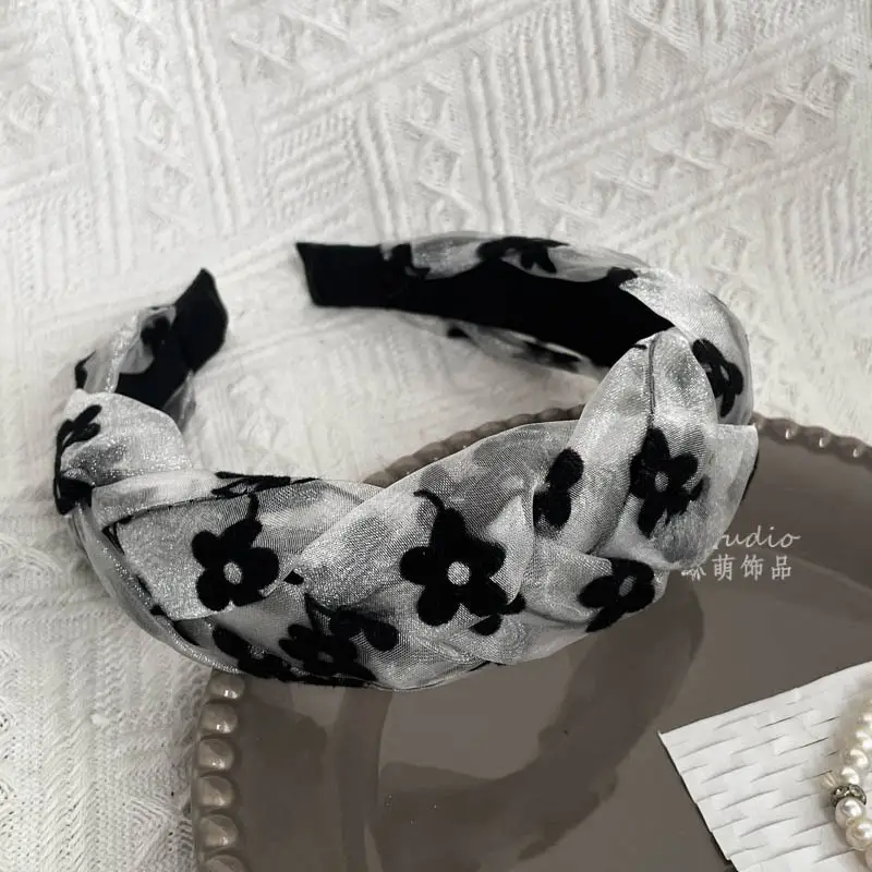 Black High-Cranial Hairband for Women - Image 127