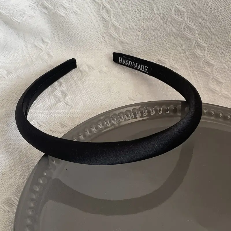 Black High-Cranial Hairband for Women - Image 133