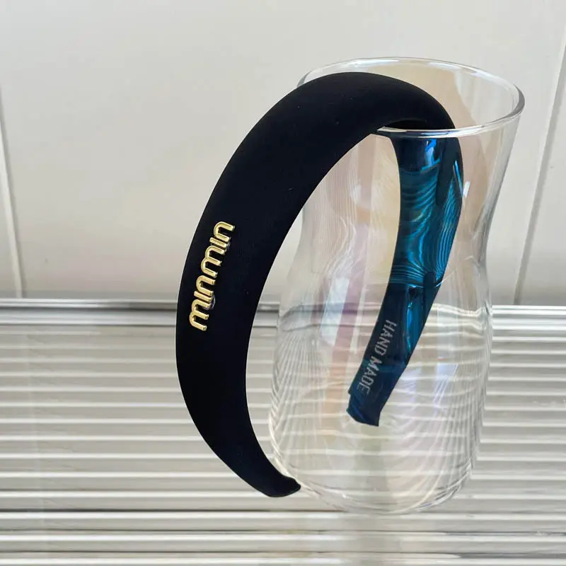 Black High-Cranial Hairband for Women - Image 139