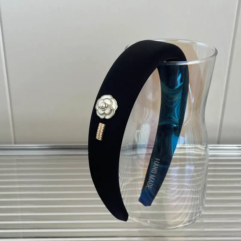 Black High-Cranial Hairband for Women - Image 140