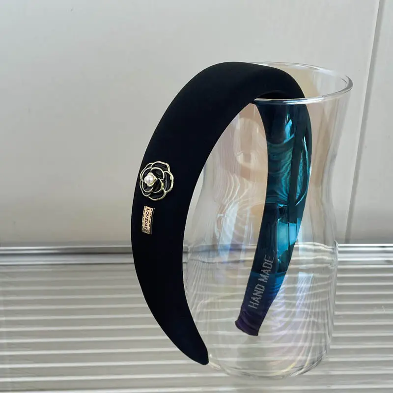 Black High-Cranial Hairband for Women - Image 141