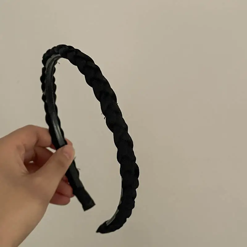 Black High-Cranial Hairband for Women - Image 150