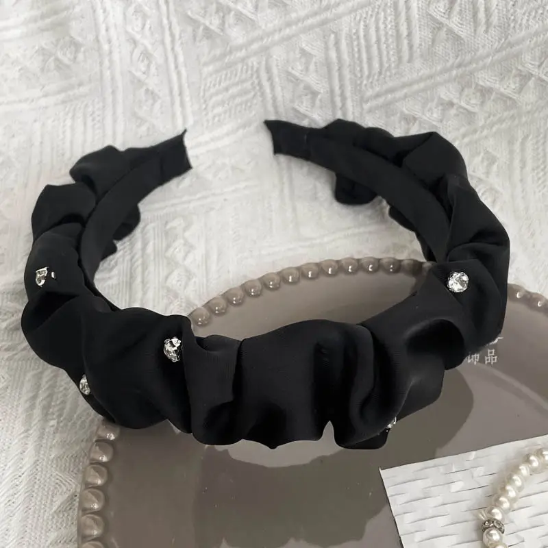 Black High-Cranial Hairband for Women - Image 16
