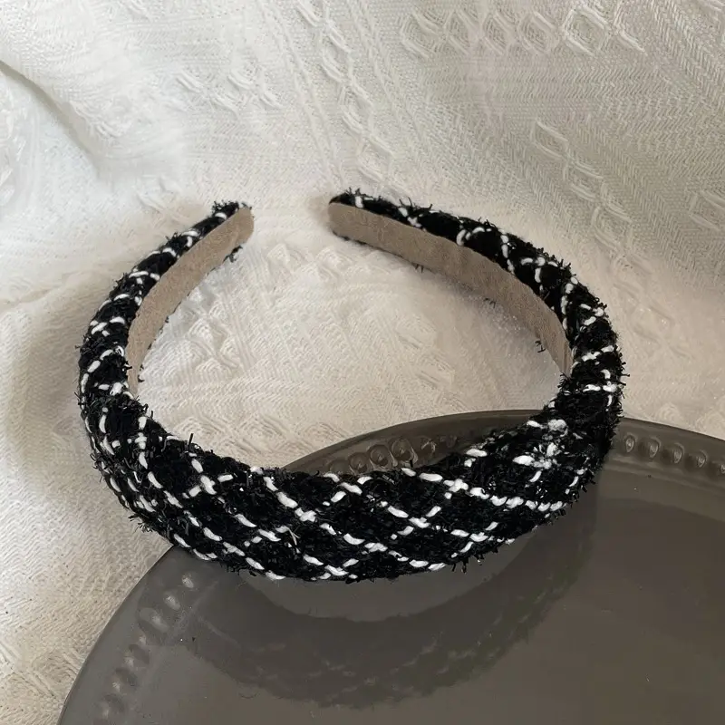 Black High-Cranial Hairband for Women - Image 86