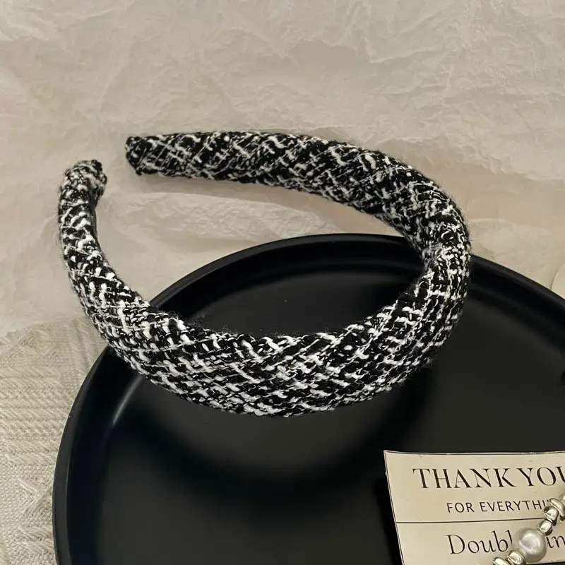 Black High-Cranial Hairband for Women - Image 87