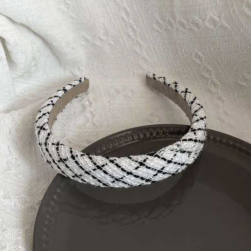 Black High-Cranial Hairband for Women - Image 88