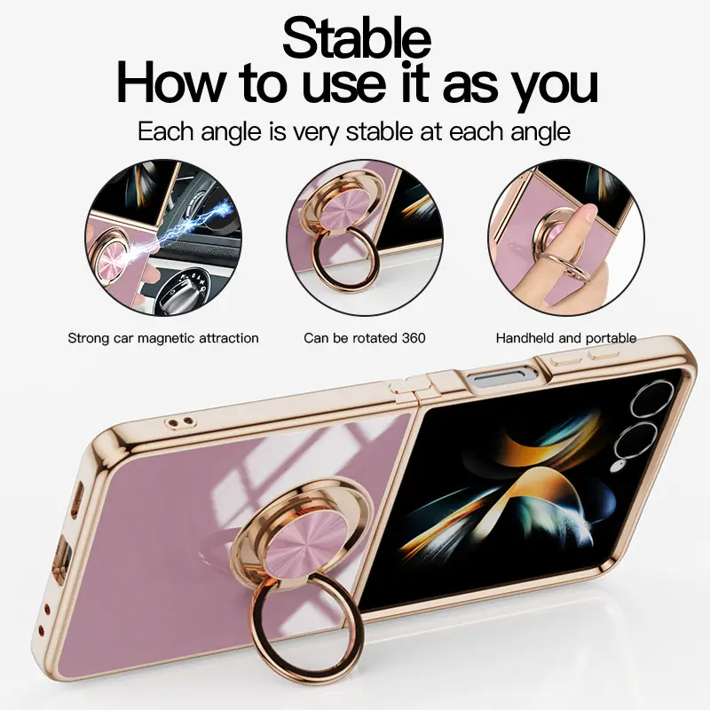 Magnetic Phone Holder with Gold Finish - Image 9