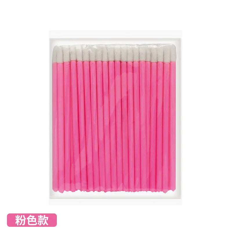 Green Solid Rod Lip Brush Makeup Swab Brush - Image 2