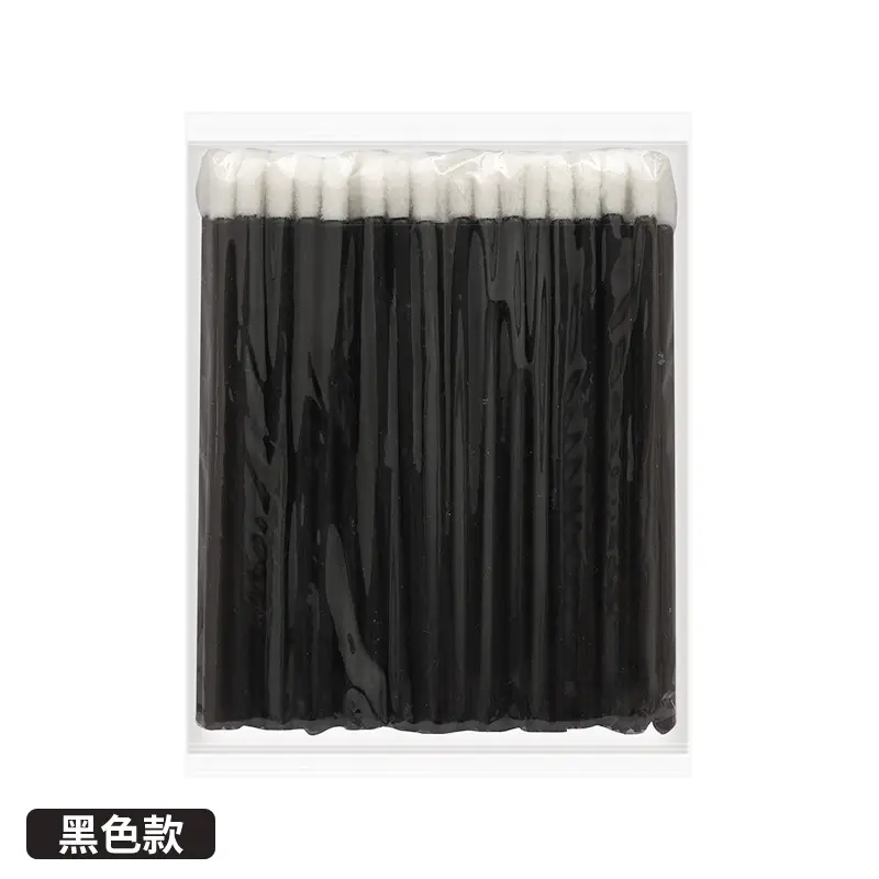Green Solid Rod Lip Brush Makeup Swab Brush - Image 4