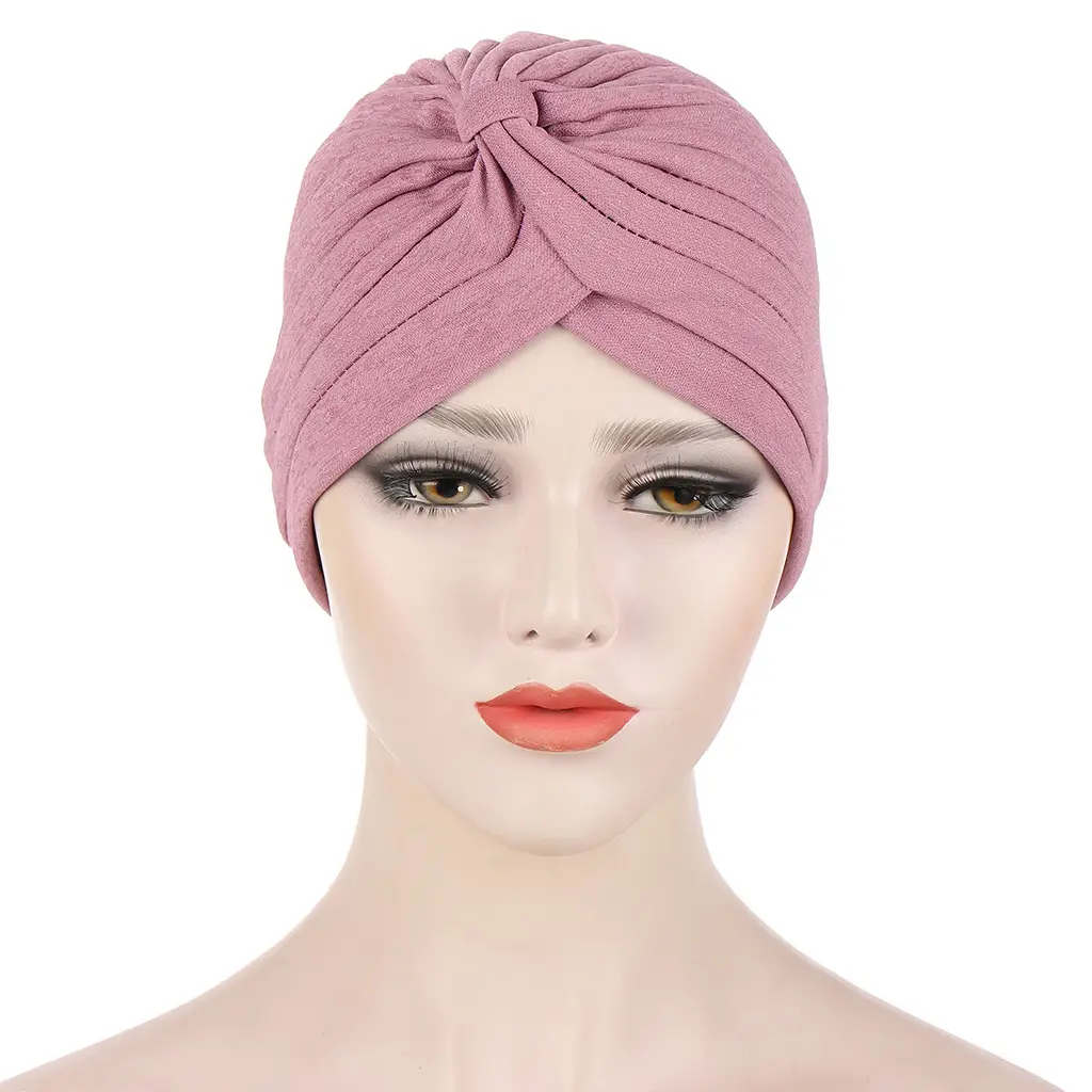 Black Muslim Headscarf with Tie Knot & Bamboo Linen - Image 12