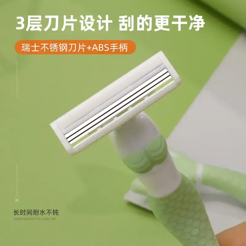 Women's Green Seafood Themed Razor Blade Sharperman - Image 4