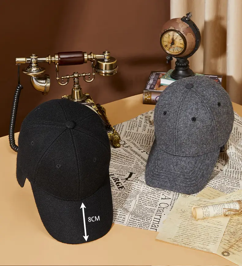 Men Winter Windproof Cap with Ear Protection Black Grey — feature 10