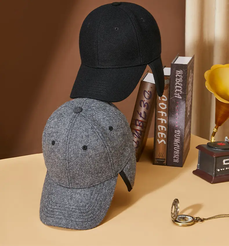 Men Winter Windproof Cap with Ear Protection Black Grey — feature 20