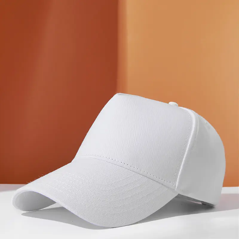 Men's Pure Color Cotton Peaked Cap - Image 8