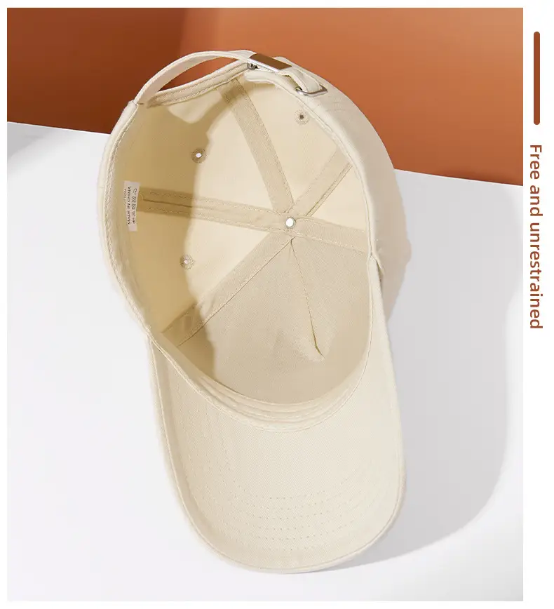 Men's Pure Color Cotton Peaked Cap — feature 14