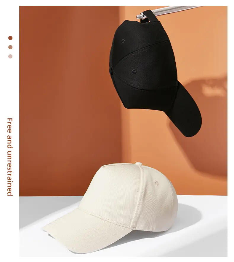 Men's Pure Color Cotton Peaked Cap — feature 16