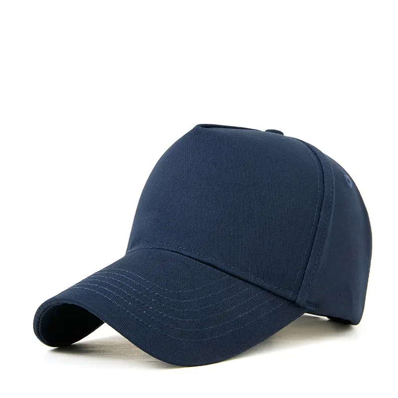 Men's Pure Color Cotton Peaked Cap - Image 4