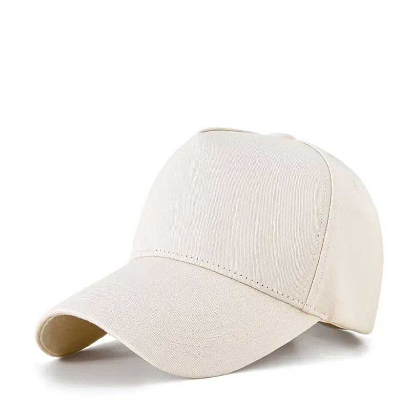 Men's Pure Color Cotton Peaked Cap - Image 5