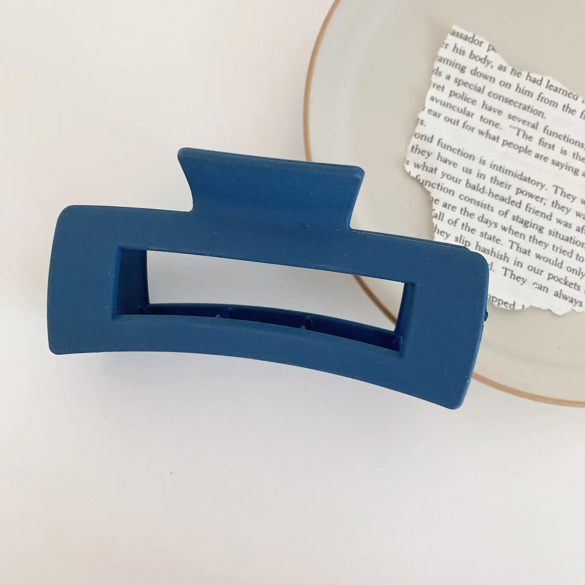 Matte Plastic Hair Clip for Women Men - Image 12