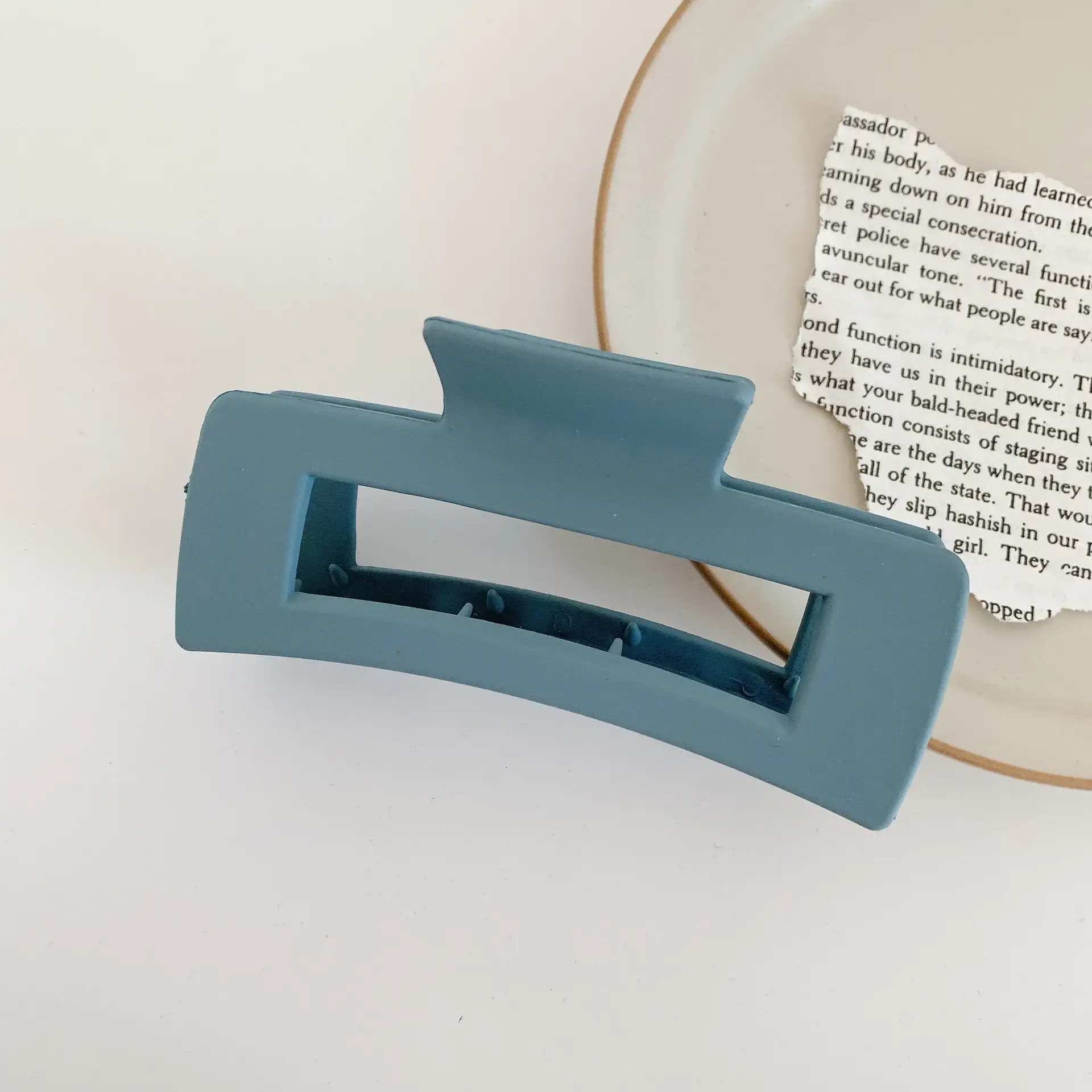 Matte Plastic Hair Clip for Women Men - Image 2