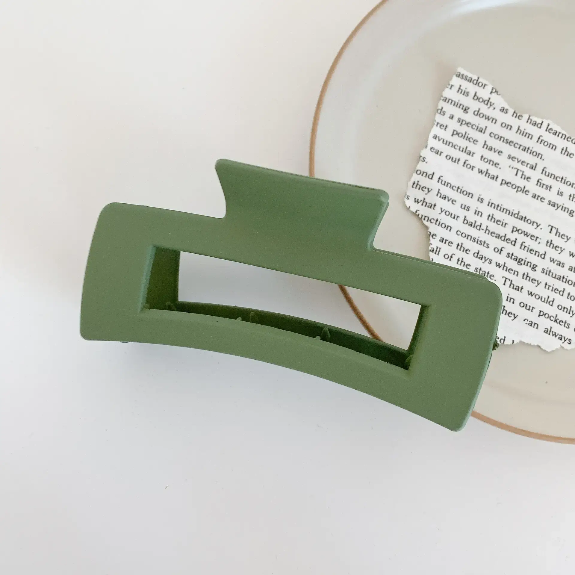 Matte Plastic Hair Clip for Women Men - Image 6