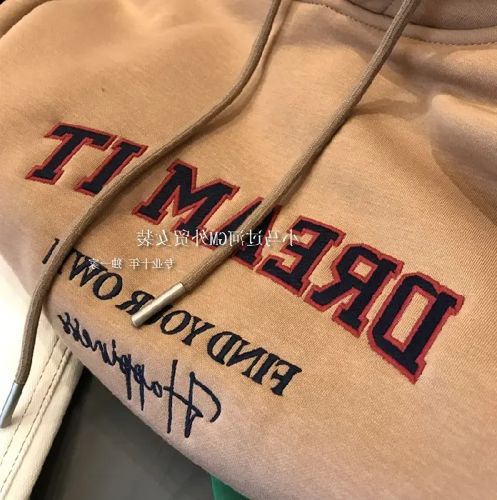 Women Winter Hooded Sweatshirt Cream Dream In Red