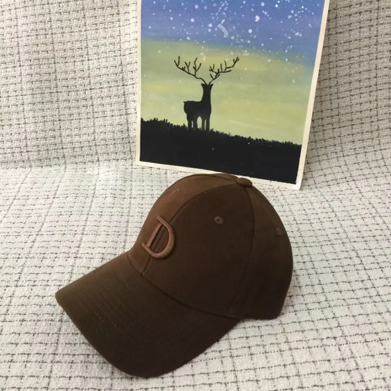 Winter Black Peaked Cap for Men Women