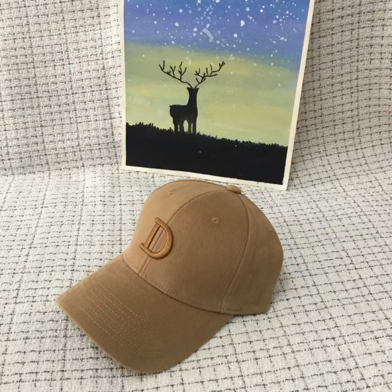 Winter Black Peaked Cap for Men Women