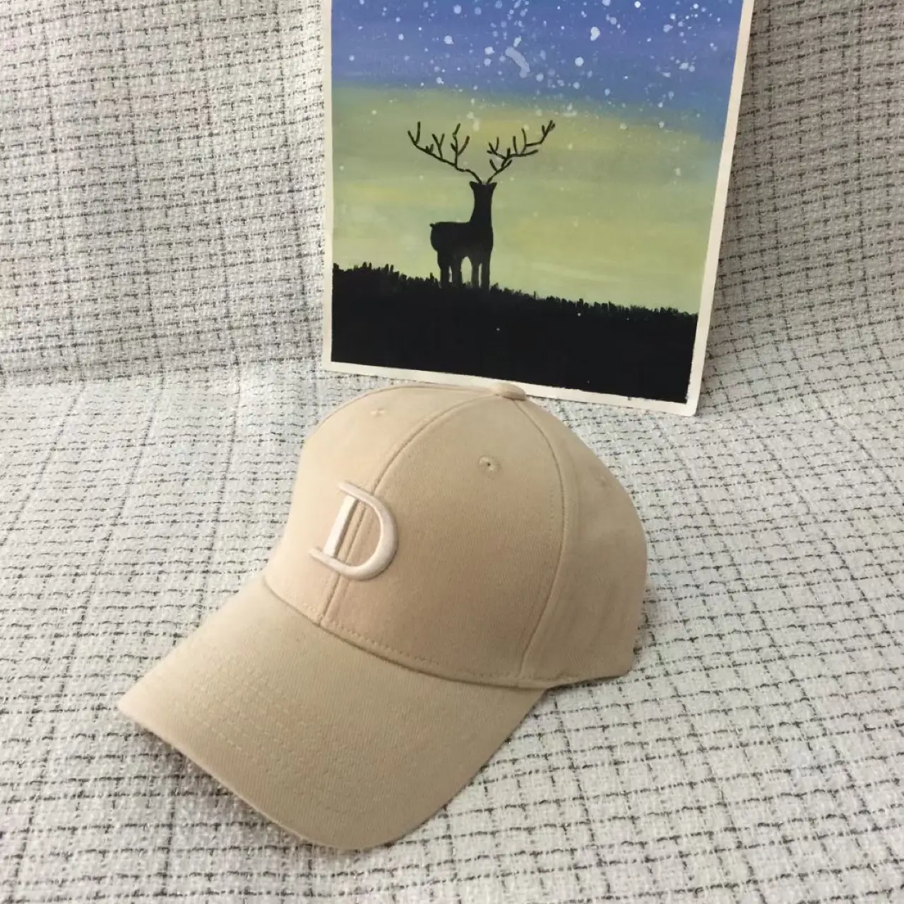 Winter Black Peaked Cap for Men Women