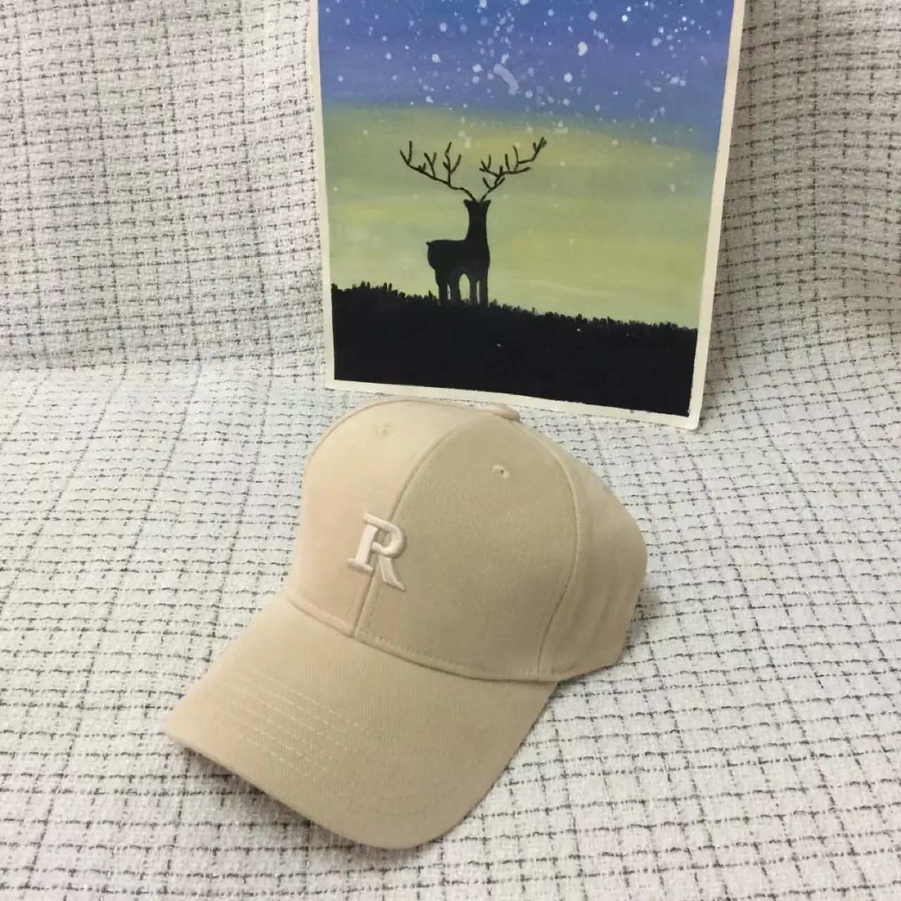 Winter Black Peaked Cap for Men Women