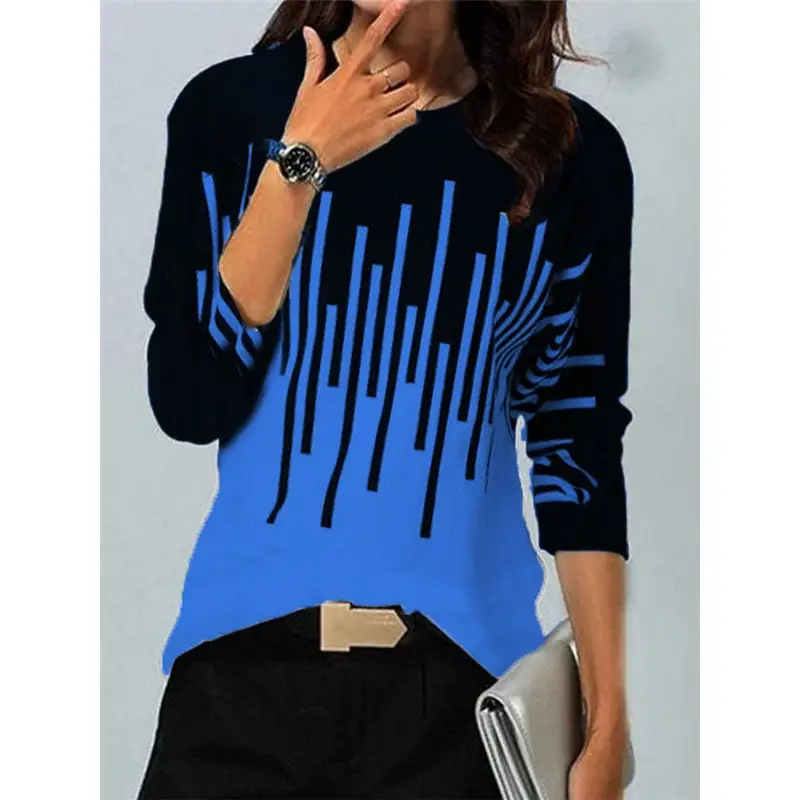 2021 Printed Crew Neck T-Shirt Black Yellow - Image 7