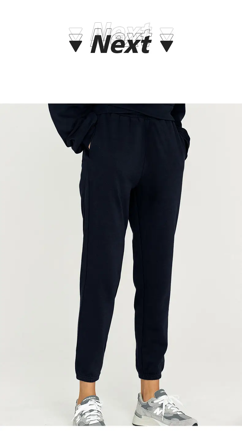 Women's Brown High-Waisted Terry Jogger Pants — feature 16