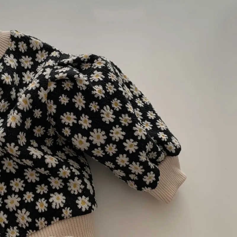 Korean Style Floral Baby Jacket Small Moon Age - Image 5