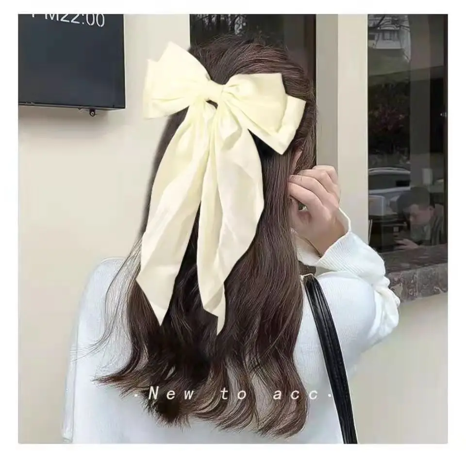 Black Bow Hairpin for Women's Back of Head - Image 11